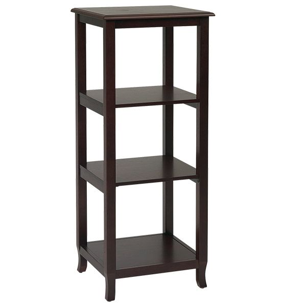 Espresso 5 Shelf Tier Bookcase  