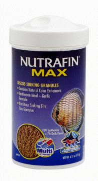 NUTRAFIN MAX DISCUS GRANULES EARTHWORM PELLETS 6.17 OZ  