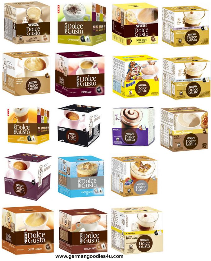 Nescafe® Dolce Gusto 12 Flavors Espresso, Mocha, Latte  