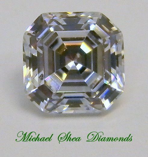 ROYAL ASSCHER CUT SIBERIAN ICE CREATED DIAMOND  