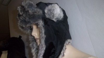 NEW WITH TAGS $42.00 CEJONS FAUX FUR TRAPPER HAT. BRING ON THE SNOW 