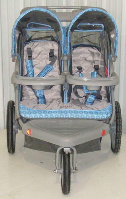 INSTEP SAFARI DOUBLE BABY JOGGING STROLLER AR278 JU1790  