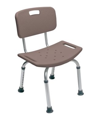 Lumex Platinum Spa Bath Shower Chair Seat Chocolate  