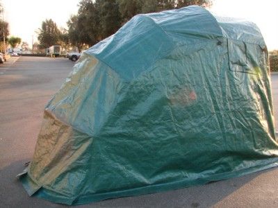   MOTORCYCLE SPORT DIRT BIKE TENT PORTABLE STORAGE SHED SHELTER COVER