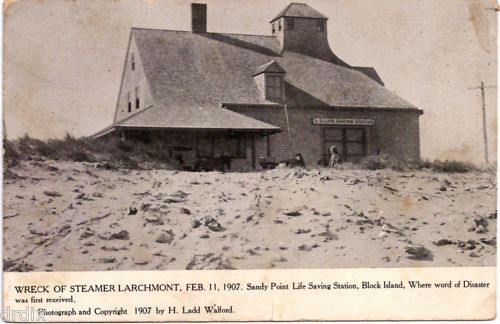 BLOCK ISLAND RHODE ISLAND RI Life Saving Station USVLSS  