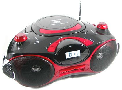 Portable  CD Player Boombox USB SD AUX IN Input NEW  