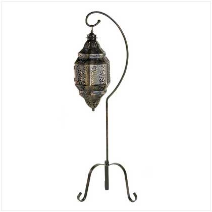 GARDEN LANTERN MOROCCAN CANDLE LANTERN STAND  