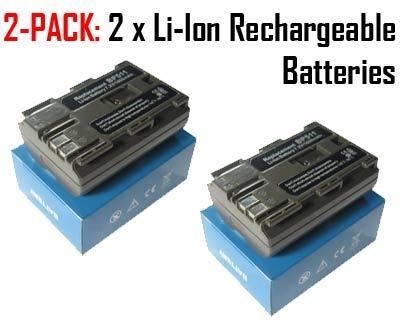 TWO BP 511 Battery for Canon EOS Rebel 300D D30 BP511  