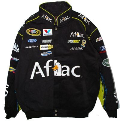 CARL EDWARDS #99 AFLAC TWILL UNIFORM JACKET ADULT 4XL  