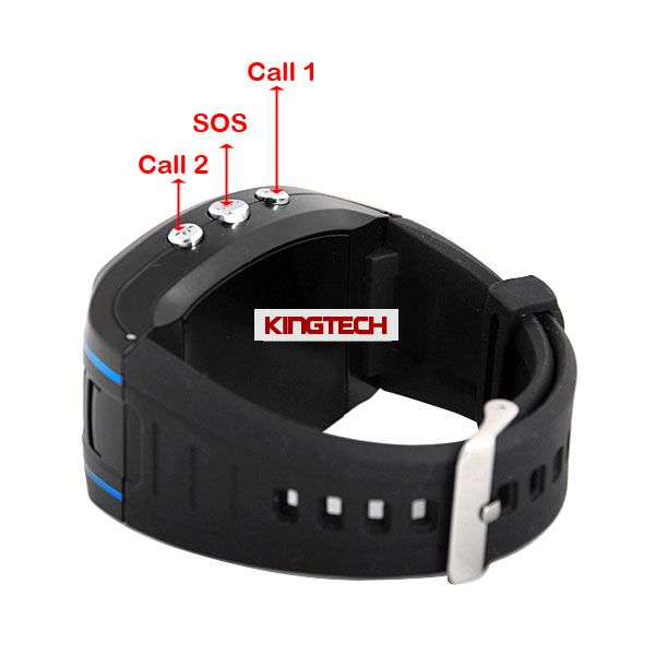 Unlocked V680 Watch Cell Phone GPS SOS Emergency Alarm Quad Band 