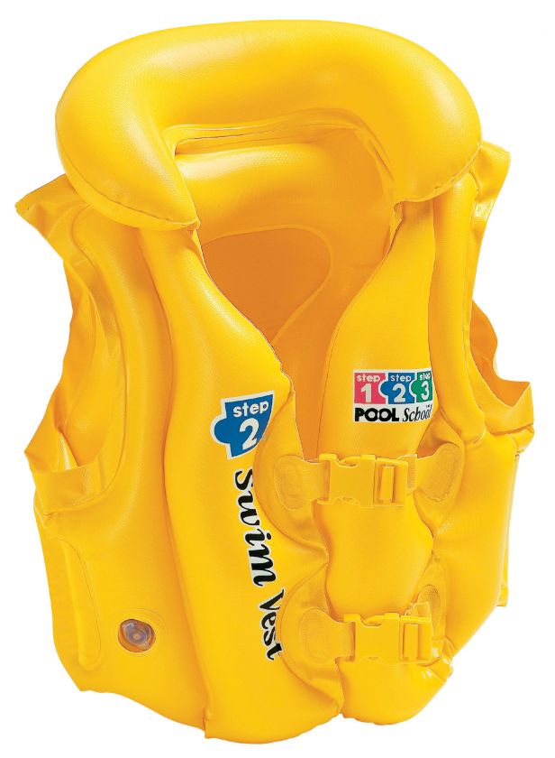 Intex 58660EP Inflatable Step 2 Deluxe Swim Vest Jacket  