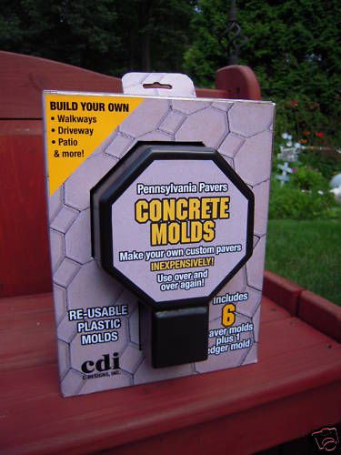 Save Time+$  100 Concrete PAVER Molds, Easy as Pie  