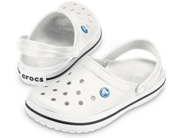 CROCS CROCBAND WHITE UNISEX SLINGBACK Size 12 MW  