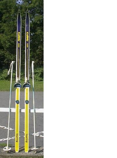 Cross Country 73 Skis 3 pin 190 cm +Poles KARHU  