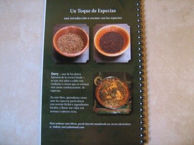 UN TOQUE DE ESPECIAS SPANISH ESPECIAS LIBRO DE COCINA  