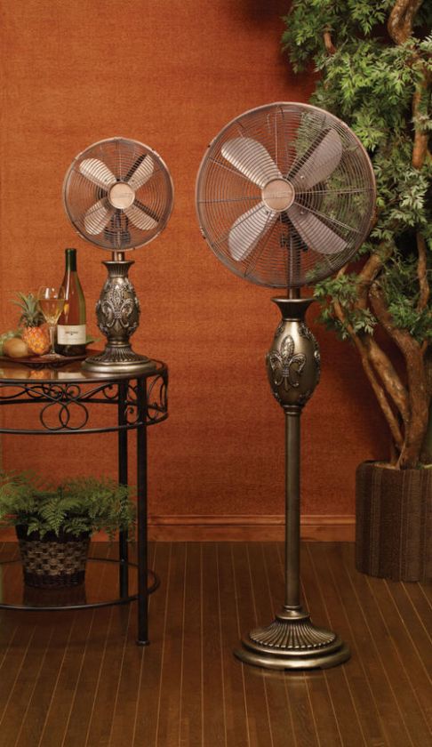 DECO BREEZE Electric FLEUR DE LIS Floor &/or Table FAN  