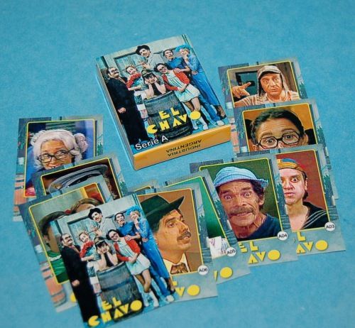 EL CHAVO ROBERTO GOMEZ BOLAÑOS MINI CARDS SET BOXED ARGENTINA # 2 