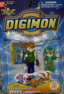 DIGIMON ACTION FEATURE MATT W/BONUS T.K. FIGURE  