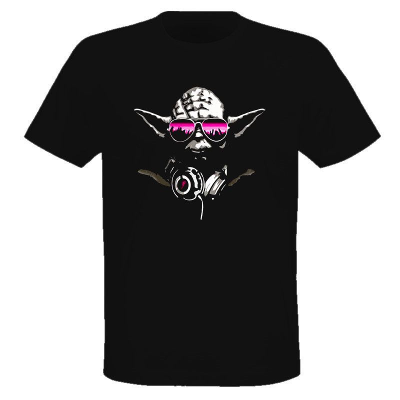 Dj Yoda Star Wars Retro Funny T Shirt  