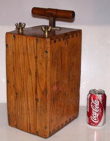 Antique 19C Dynamite Plunger Blasting Machine  