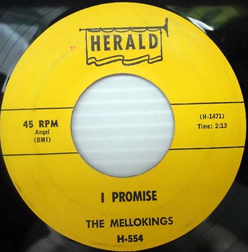 THE MELLO  KINGS I Promise 45 DOO WOP Herald Records  