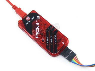 PICkit3 con 6 cable de pernos ICSP