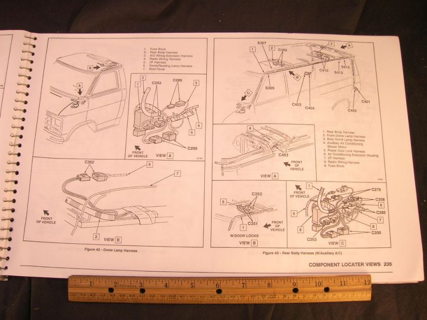 1990 90 CHEVROLET CHEVY Van Electrical Wiring Manual  