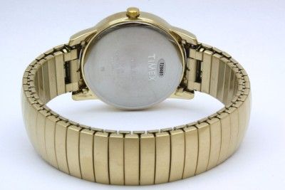 New Timex Gold Expansion Band Indiglo Men Watch T20481  