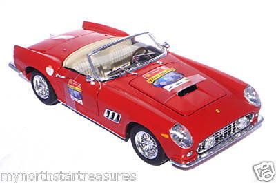 HOT WHEELS FERRARI 250 GT California Red 60 Anniversary  