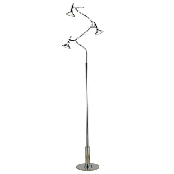 Contemporary Radar Spiral Floor Lamp metal LED 5125  