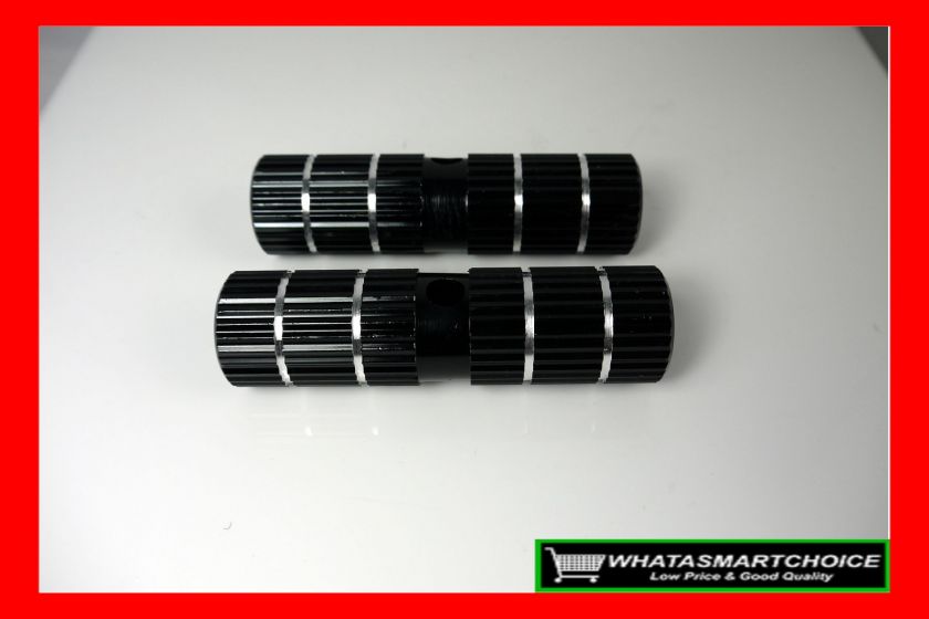 Pc BLACK Axle Aluminu BMX Bicycle Bike Foot Pegs  