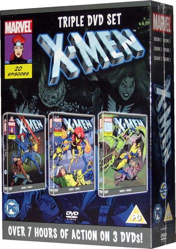 The X Men Marvel Season 1 2 3 Series Boxset on 9 DVD  