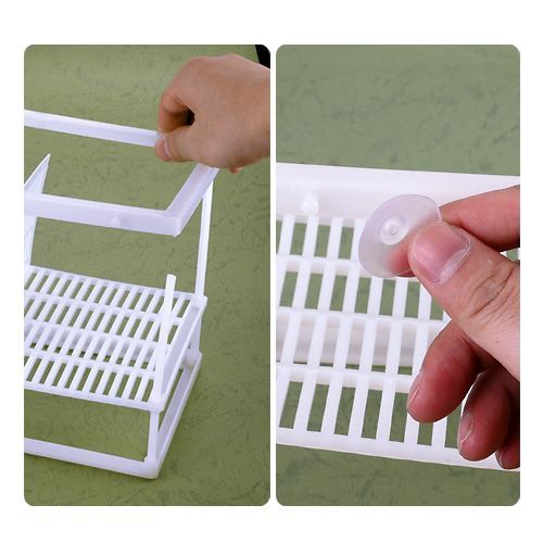 Aquarium Fish Tank Soft Net Breeder Trap Baby Hatchery  