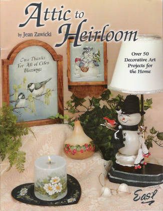 Attic to Heirloom Jean Zawicki Painting Book GOURDS +  