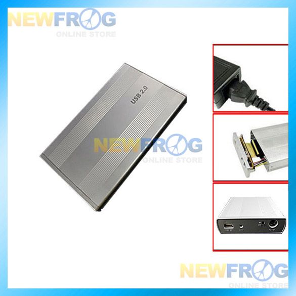 USB 2.0 IDE HDD HD Hard Disk Drive Enclosure Case  