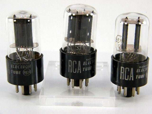 RCA 6SN7 GT Vacuum Electron Tubes 6SN7GT  