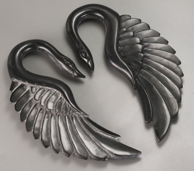 SWAN Natural Horn Organic Body Jewelry   Price Per 1  