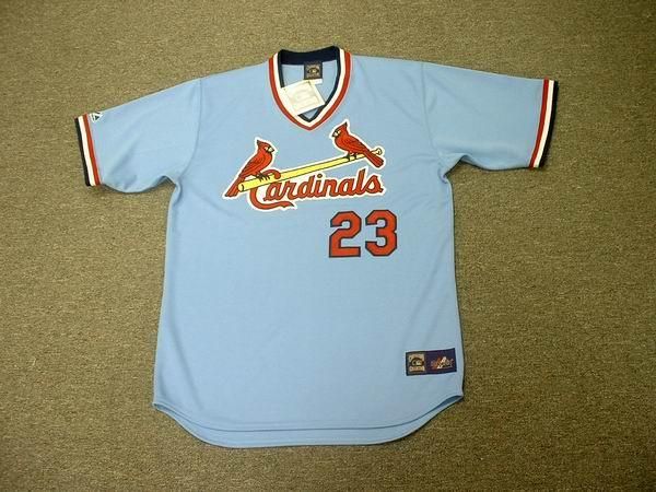 TED SIMMONS Cardinals 1980 Throwback Away Jersey XL  