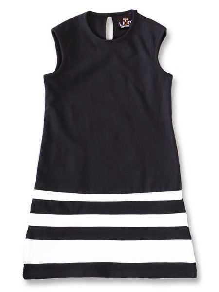 Llum Toddler & Little Girls Black & White Dress Sizes 2T 8  