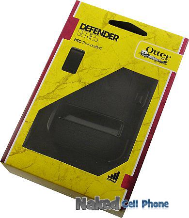 OTTERBOX BLACK DEFENDER CASE + HOLSTER FOR THUNDERBOLT  