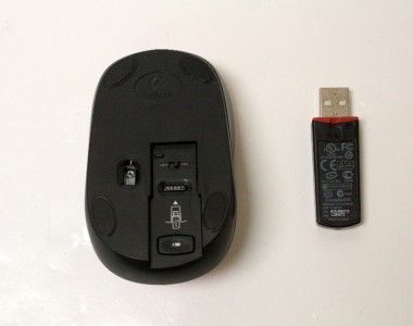 New Pink V220 Logitech Wireless Lazer USB Mouse   D870J  