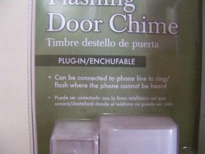 Flashing door bell chime for hearing impaired new  