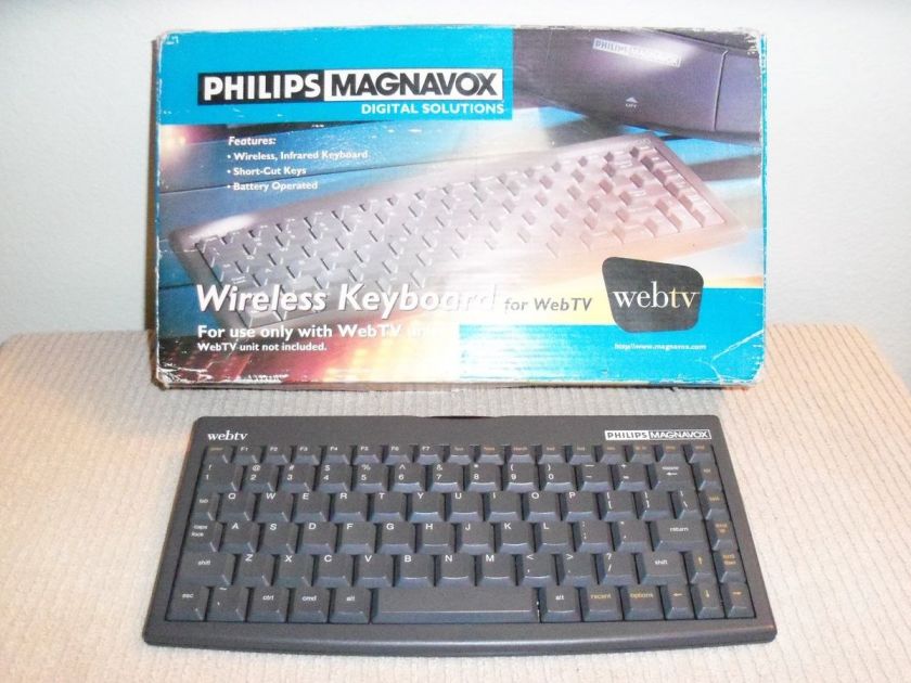   PHILIPS MAGNAVOX WebTV WIRELESS Keyboard, FOR WEB TV UNIT, DIGITAL