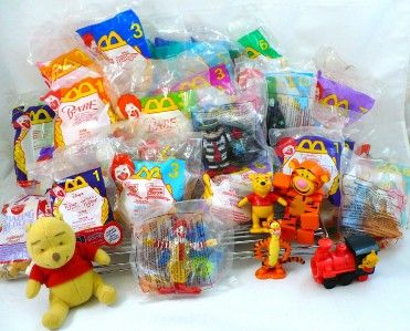 36 McDonalds Disney Toys 1993 2000 NIB Sleeping Beauty Goofy Lot 