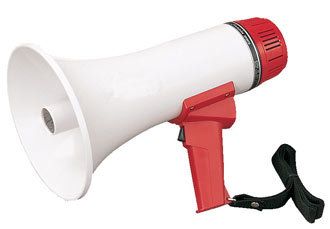 600 Yard Range Megaphone, Adjustable Volume  NEW  