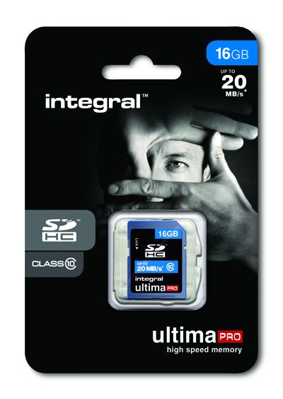 INTEGRAL 16GB CLASS 10 SDHC MEMORY CARD ULTIMA PRO SD  