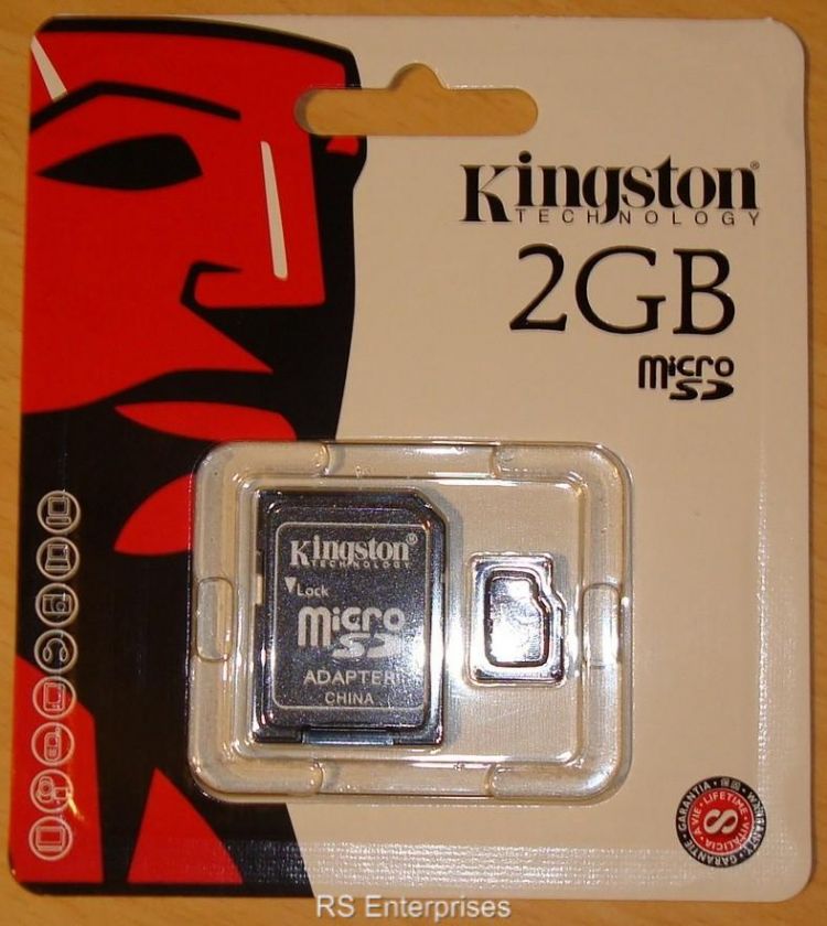 Lot of 25 Kingston 2GB Micro SD Memory Cards with Adopters New BLOW 