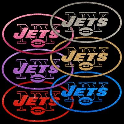 New York Jets 13 inch Window Stickers Auto Decals NFL  