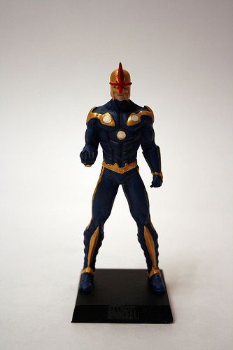 54 NOVA Figura de PLOMO Pintada a Mano MARVEL Figurine  