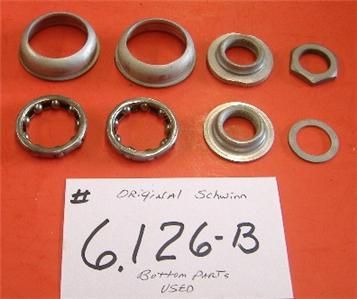 SCHWINN VARSITY, STINGRAY, ETC. BOTTOM BRACKET PARTS, ORIGINAL 